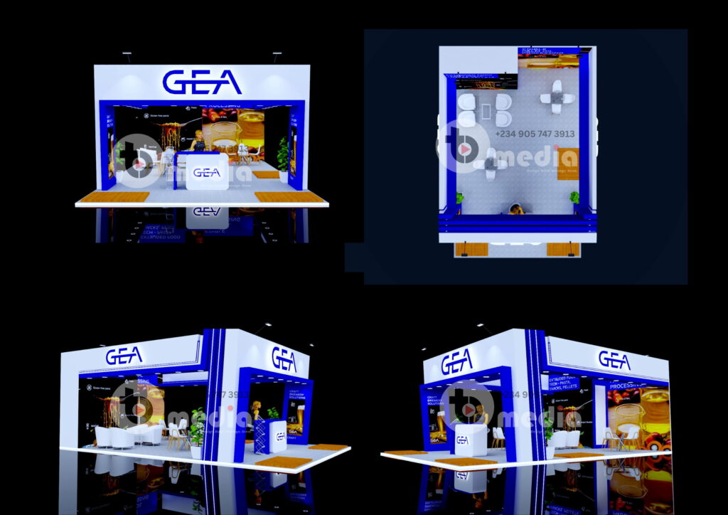 GEA Exhibition Booth 3D Design Image